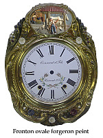 Oval forgeron peint